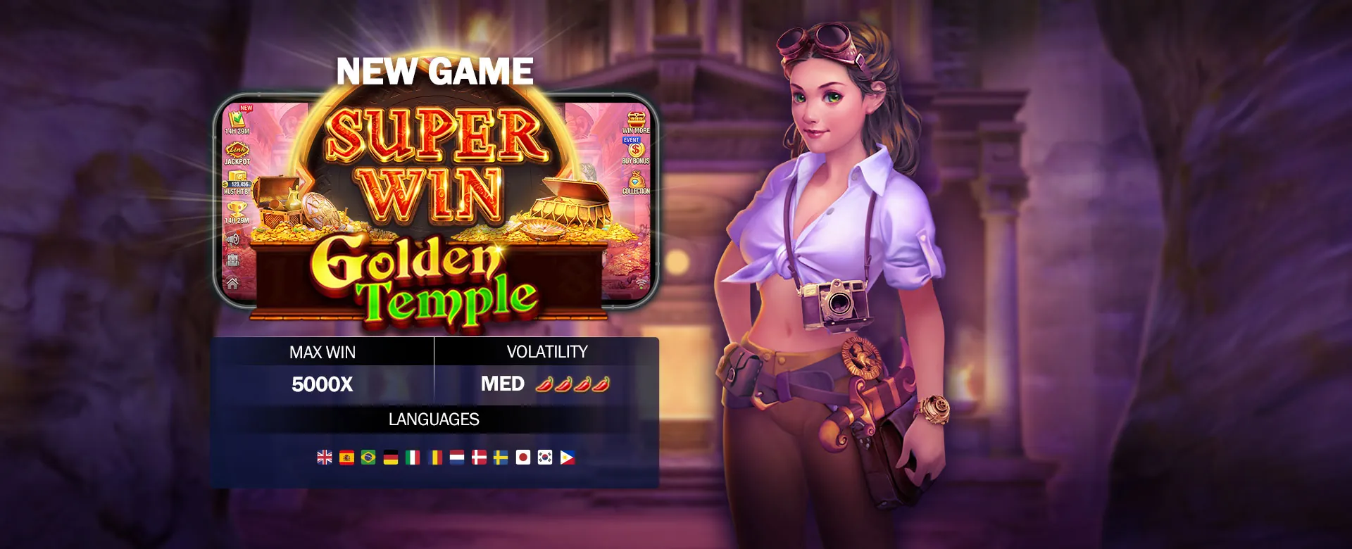 8k8 Slot Casino Login Banner with various slot games and a user interface